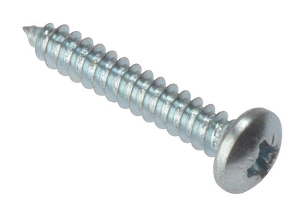 Forgefix Self-Tapping Screw Pozi Pan Head Zp 3/4In X 8 Box 200