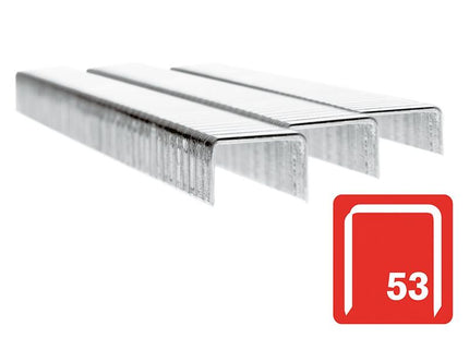 RAPID 53/6B 6Mm Galvanised Staples Box 2500
