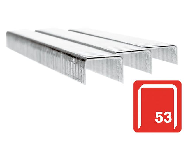 RAPID 53/6B 6Mm Galvanised Staples Box 2500