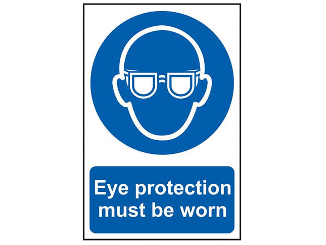 Scan Eye Protection Must Be Worn - Pvc 200 X 300Mm