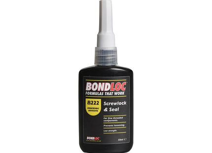 Bondloc B222 Screwlock Low Strength Threadlocker 50Ml