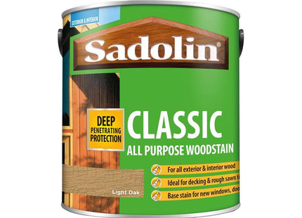 Sadolin Classic Wood Protection Light Oak 2.5 Litre