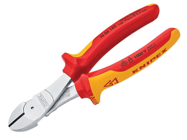 KNIPEX Vde High Leverage Diagonal Cutter 180Mm