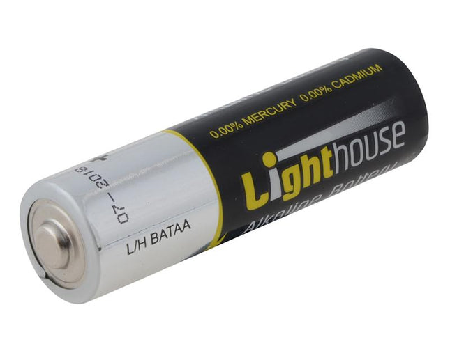 Lighthouse Alkaline Batteries Aa Lr6 2400Mah Pack Of 4