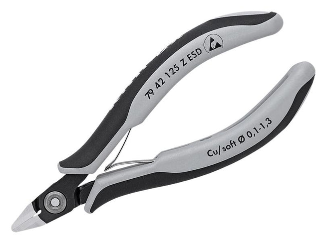 KNIPEX Precision Electronics Side Cutter Esd 125Mm