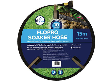 Flopro Flopro Soaker Hose 15M 12.5Mm (1/2In) Diameter