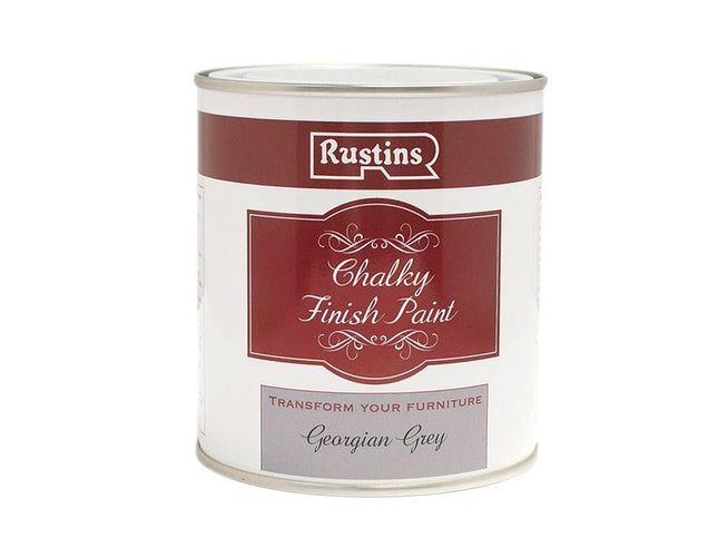 Rustins Chalky Finish Paint Georgian Grey 500Ml