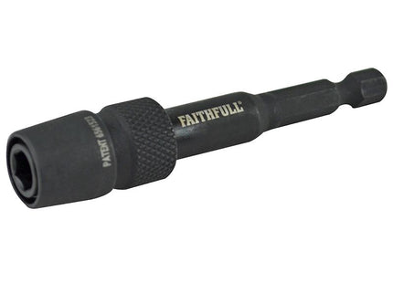 Faithfull Universal Bit Holder Impact Rated 75Mm