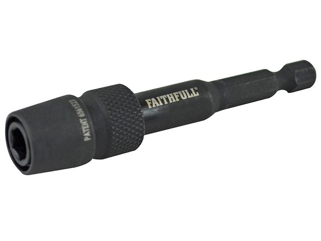 Faithfull Universal Bit Holder Impact Rated 75Mm