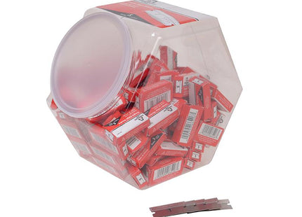 Personna Regular-Duty Single Edge Razor Blades 100 Packs Of 5 Blades In Jar
