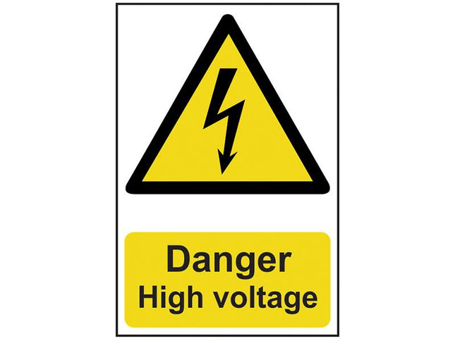 Scan Danger High Voltage - Pvc 200 X 300Mm