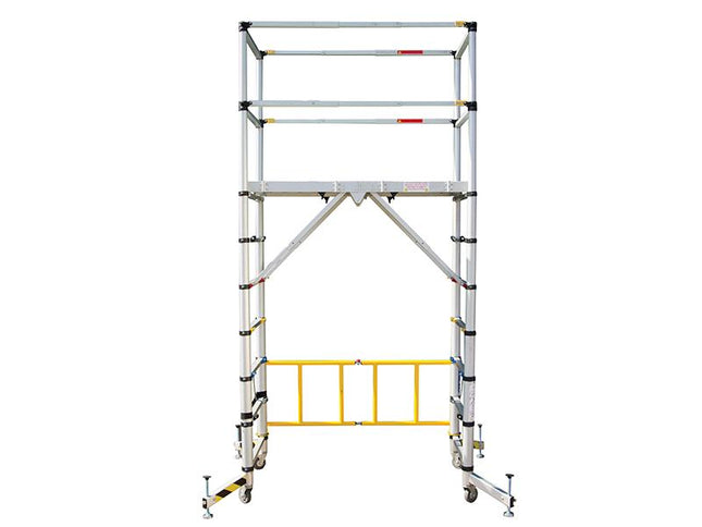 Zarges Tt002 Teletower Aluminium Telescopic Scaffold Tower With Toeboards