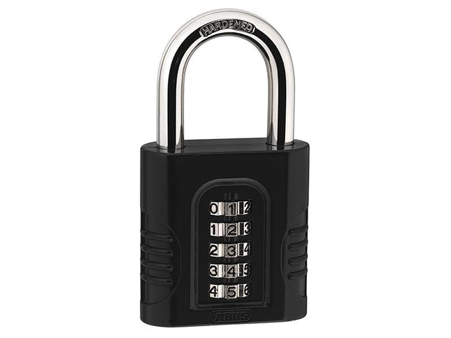 ABUS Mechanical 158/65 65Mm Heavy-Duty Combination Padlock (5-Digit) Die Cast Body Carded