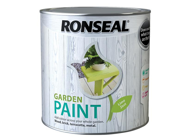 Ronseal Garden Paint Lime Zest 2.5 Litre