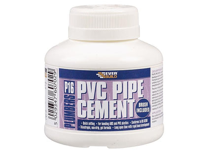 Everbuild P16 Plumber'S Pvc Pipe Cement 250Ml