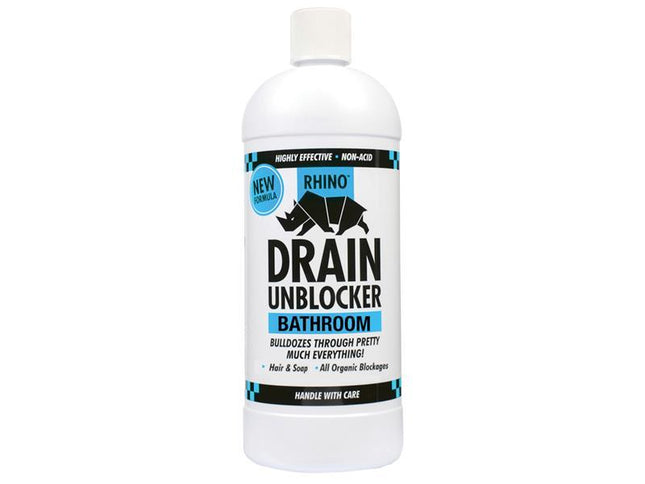 Kilrock Rhino Bathroom Heavy-Duty Drain Unblocker 1 Litre