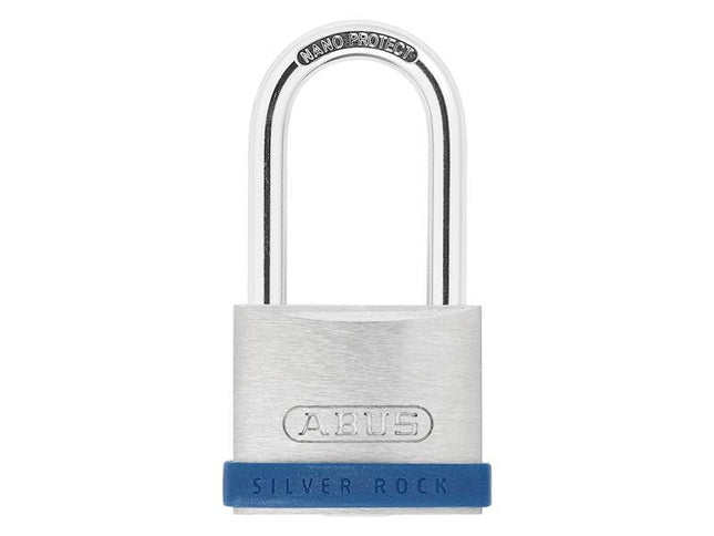 ABUS Mechanical 40Mm Silver Rock 5 Padlock Long Shackle 40Mm Keyed Alike