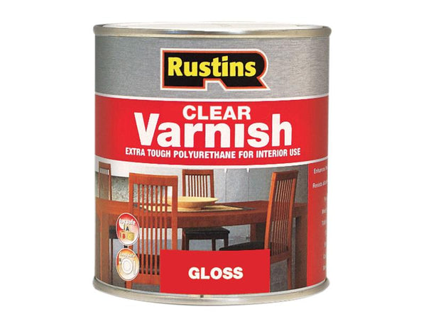 Rustins Polyurethane Varnish Gloss Clear 5 Litre