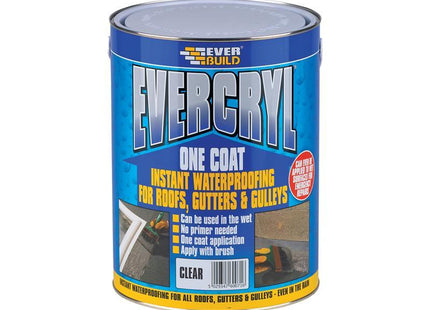 Everbuild EVERCRYL One Coat Clear 1kg