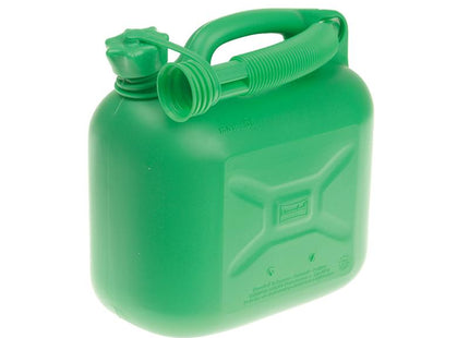 Silverhook Unleaded Petrol Can & Spout Green 5 Litre