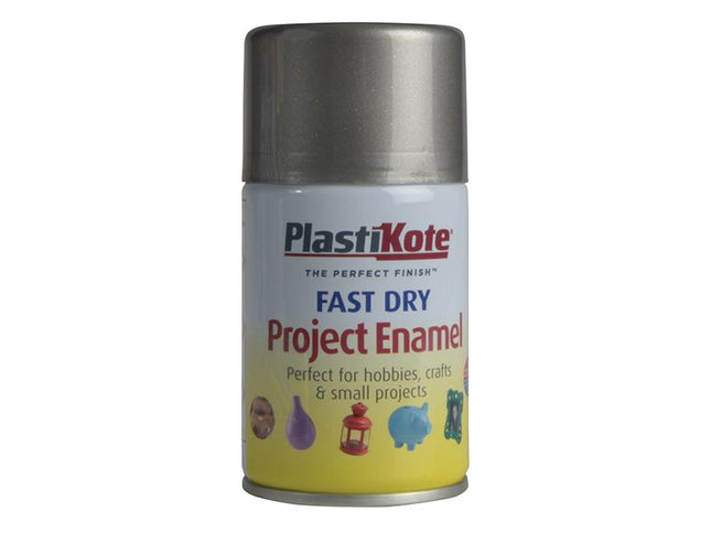 Plastikote Fast Dry Enamel Aerosol Pewter 100Ml