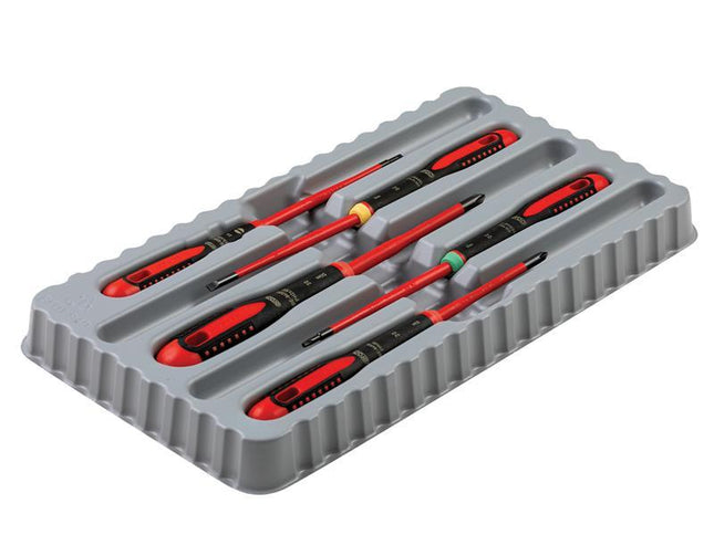 BE-9871SL ERGO» Slim VDE Insulated Screwdriver Set, 5 Piece