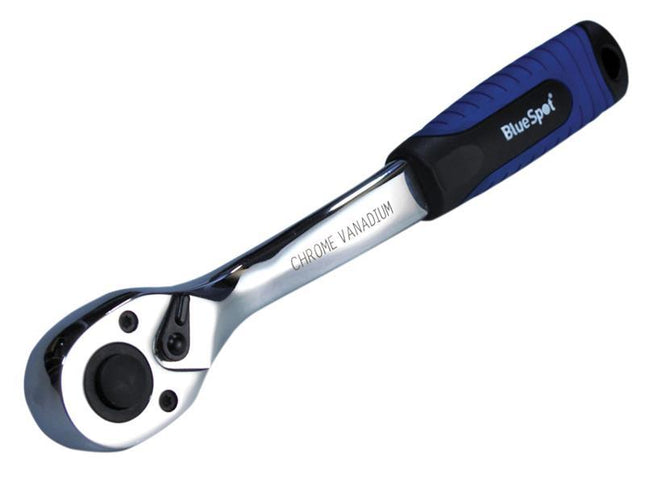 Bluespot Tools Soft Grip Ratchet 72 Teeth 1/2In Drive