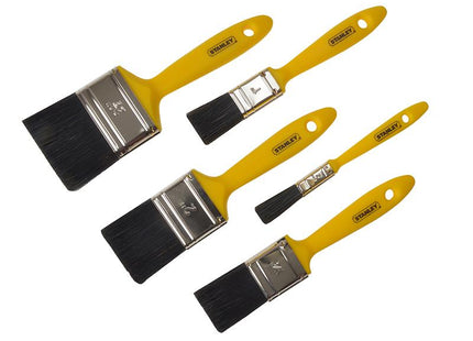 Stanley Tools Hobby Paint Brush Set Of 5 12 25 37 50 & 62Mm