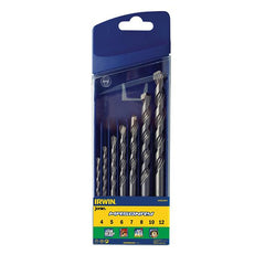 IRWIN Masonry Drill Bit Set 7 Piece 4-12Mm