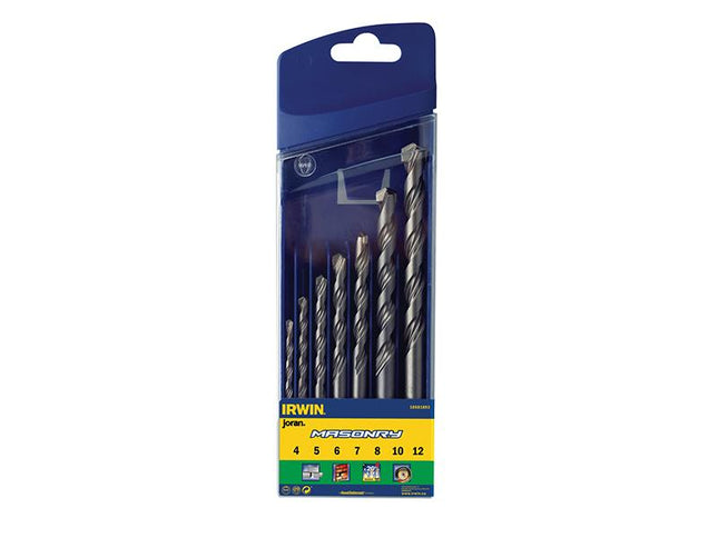 IRWIN Masonry Drill Bit Set 7 Piece 4-12Mm