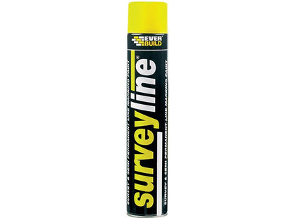 Everbuild Surveyline Marker Spray Yellow 700Ml