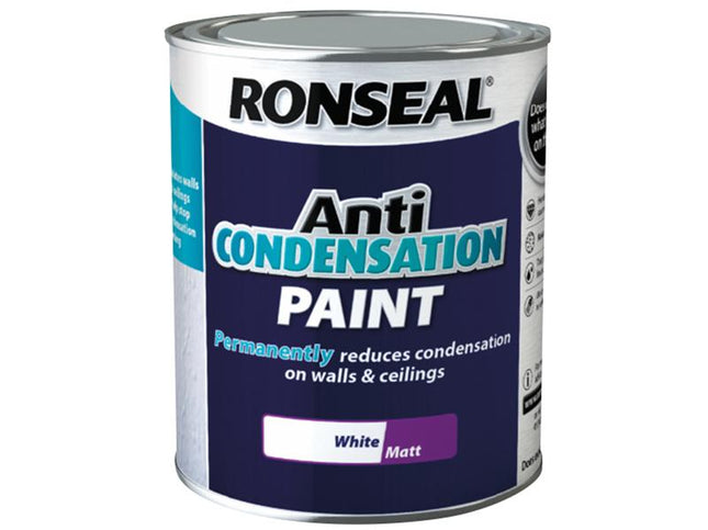 Ronseal Anti Condensation Paint White Matt 750Ml