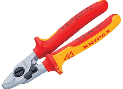 KNIPEX Vde Cable Shears With Return Spring 165Mm