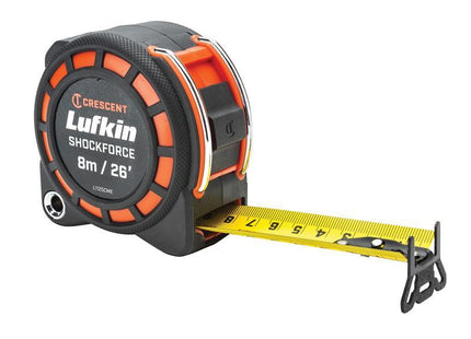 Crescent Lufkin Shockforce Dual-Sided Tape 8m/26ft (Width 30mm)