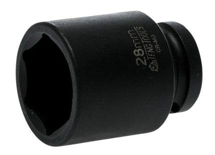 Teng Impact Socket Hexagon 6 Point 1/2In Drive 28Mm