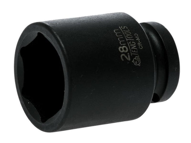 Teng Impact Socket Hexagon 6 Point 1/2In Drive 28Mm