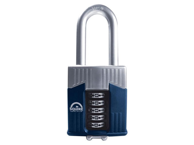 Henry Squire Warrior High-Security Long Shackle Combination Padlock 65Mm