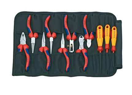 KNIPEX Pliers & Screwdriver Set In Toolbag 11 Piece