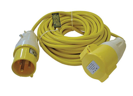Faithfull Power Plus Trailing Lead 14M 3500W 32 Amp 2.5Mm Cable 110V