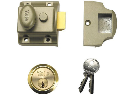 Yale Locks 706 Traditional Nightlatch 40Mm Backset Enb Finish Box