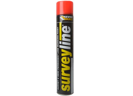 Everbuild Surveyline Marker Spray Red 700Ml