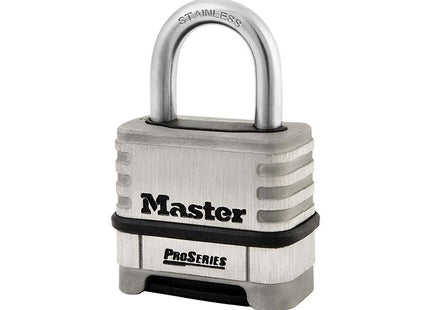 Master Lock Proseries Stainless Steel 4 Digit Padlock 57Mm