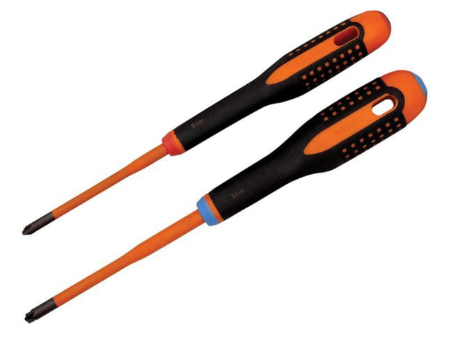 Bahco Insulated Ergo Slim Combi Screwdriver Twin Pack