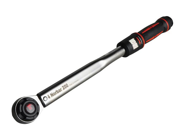 Norbar Pro 200 Adjustable Mushroom Head Torque Wrench 1/2In Drive 40-200Nm