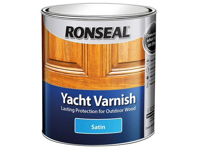 Ronseal Exterior Yacht Varnish Satin 1 Litre