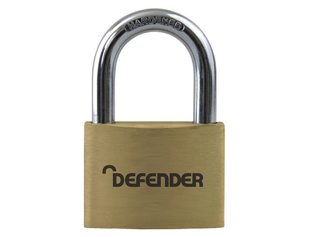 Defender Brass Padlock 50Mm