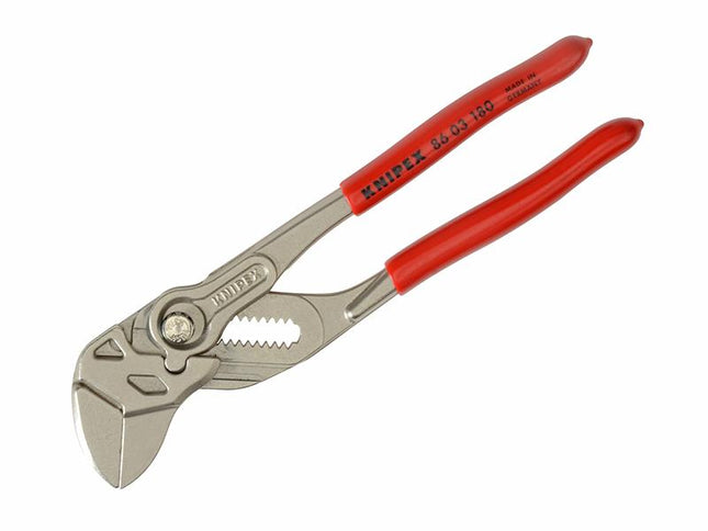 KNIPEX Pliers Wrench Pvc Grip 180Mm - 35Mm Capacity