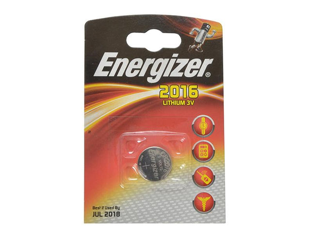 Energizer Cr2016 Coin Lithium Battery Single