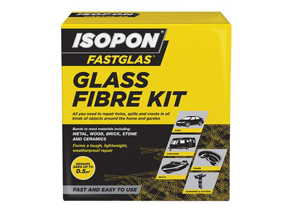 U-POL Isopon Fastglas Resin & Glass Fibre Kit Large