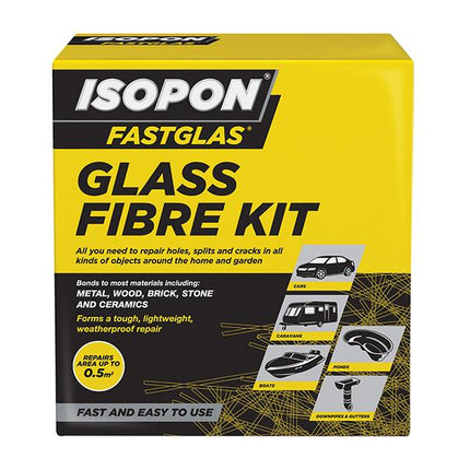 U-POL Isopon Fastglas Resin & Glass Fibre Kit Large